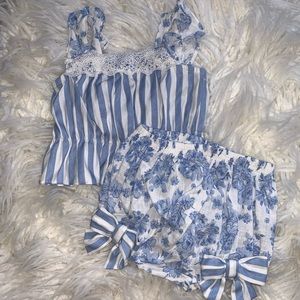 Baby girl cute Iris & Ivy 2pc matching outfit